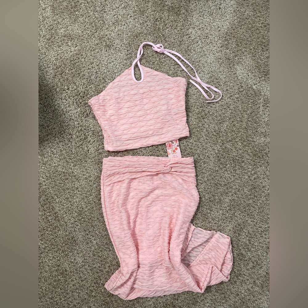 Pink Skirt set